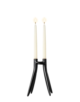 Abbracciaio Candleholder Black