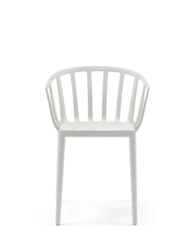 Venice Mat Chair White Matte