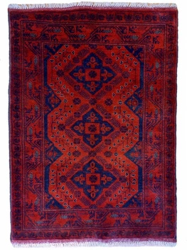 Afghan Khan Wool Carpet 081 x 122 119526