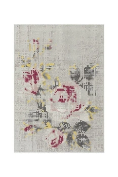 Gan Canevas Flowers Natural Carpet
