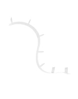 Bookworm 7 Bookshelves 3.2 m White