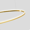 Nemo Ellisse Triple 2700 K Gold Plated Pendant Lamp
