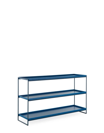 Trays 140 cm x 40 cm Regał Niebieski
