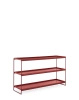 Trays 140 cm x 40 cm Regał Bordowy