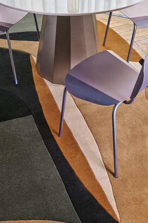 Toulemonde Bochart Polia Shape Automne carpet