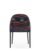 Eleganza Ela Missoni Krzesło Color Black