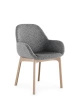 Clap Tissue Shirley Powder Grey Armchair