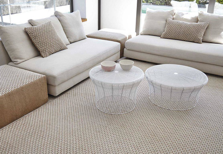 Gan Raw White Carpet