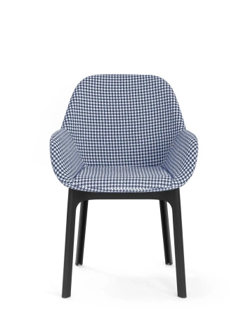 Clap Armchair Black Blue