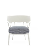 A.I. Lounge Outdoor Armchair White Blue