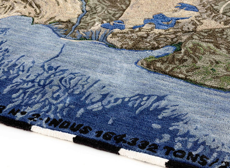 Gan Plastic Rivers Indus Carpet