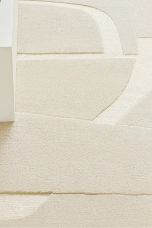 Toulemonde Bochart Collage Blanc carpet