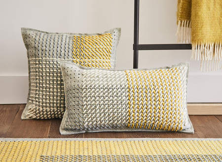 Gan Canevas Geo Grey Pillow