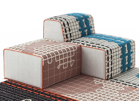 Gan Bandas Small A Pink pouf