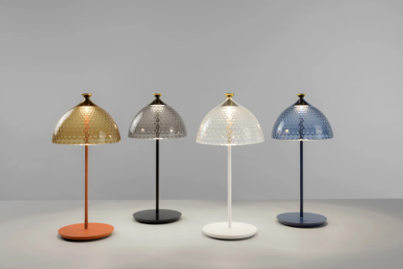 Pumo Lamp Lampa Stołowa Przydymiony Czarny
