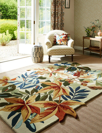 Sanderson ROBIN'S WOOD RUSSET BROWN carpet 146501