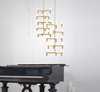 Nemo Crown Multi Gold Plated Pendant Lamp