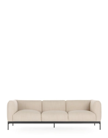 Asia Sofa Three-Seater (Cotone Structure) Beżowy