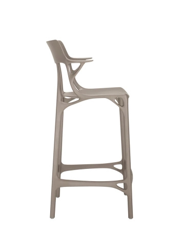 A.I. Stool Recycled 65 cm Stołek Barowy Szary