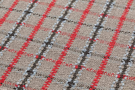 Gan Garden Layers Tartan Blue Carpet