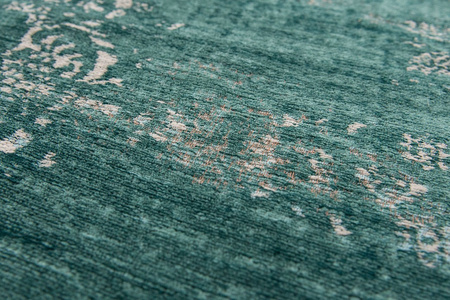 Louis de Poortere Fading World Medallion Jade rug 8258