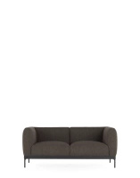 Asia Two-Seater Sofa (Bouclè) Gray