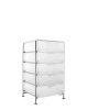Mobil 5 Drawers With Feet Dresser White