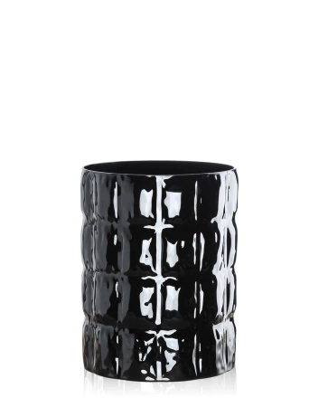 Matelasse' Vase Black