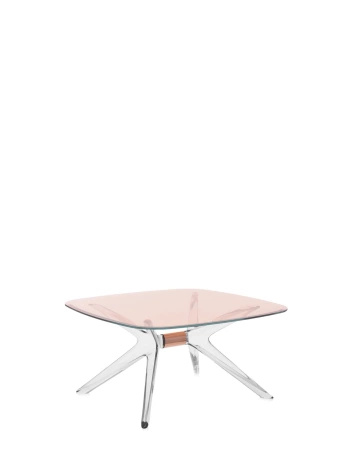 Blast Square Table Pink/Brown