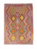 Kelim Afghan Wool Carpet 129581 129x175