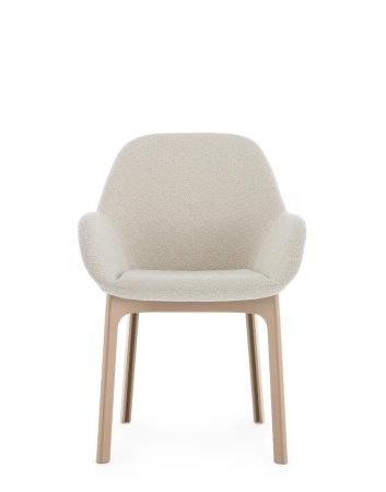 Clap Tissue Shirley Powder White Armchair