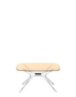 Blast Square Table Bronze/Chrome
