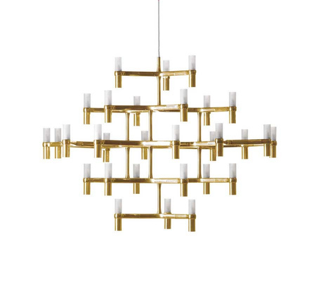 Lampa Wisząca Nemo Crown Major Pozłacany