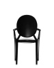 Louis Ghost Chair Black