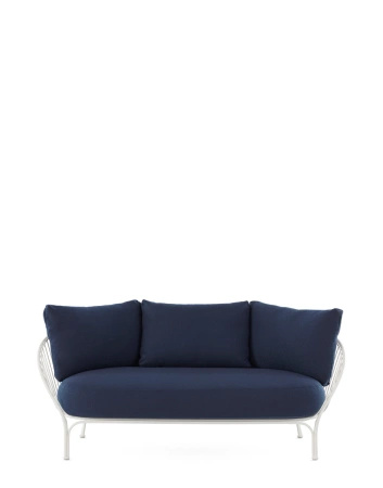 Hiray Sofa White Blue