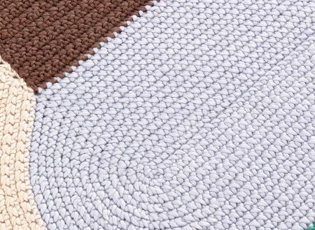 Gan Crochet Trio Mix Rug
