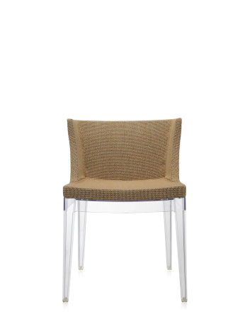 Mademoiselle Kravitz Chair Transparent Raffia Fabric Woven Fabric