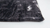 Louis de Poortere Mad Men Griff Rug White on Black 8655