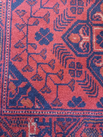 Afghan Khan Wool Rug 123 x 195 123809