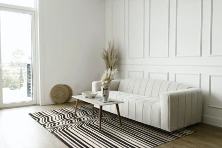 Carpet Decor Draft Black Handmade Collection
