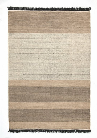 Nanimarquina Tres Stripes Carpet Black