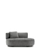 K-Waiting Dormeuse Chenille Lounger Gray