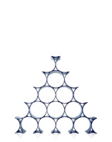 Infinity Bottle Stand Blue