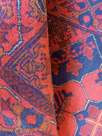 Afghan Khan Wool Carpet 119492 079 x 131