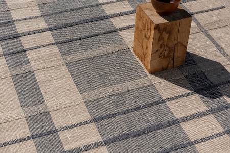 Dywan Brink&Campman Zona Block Stripe & Check Denim 497408