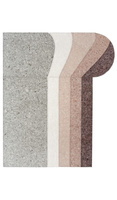 Gan Nuances Round Burgundy Carpet