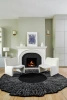 Toulemonde Bochart Eye Flower Noir Carpet