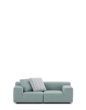 Plastics Outdoor Two-Seater Sofa Green