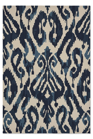 Sanderson Dandelion Clocks Kasuri Indigo 446208 Outdoor rug