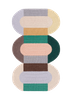 Gan Crochet Trio Mix Rug